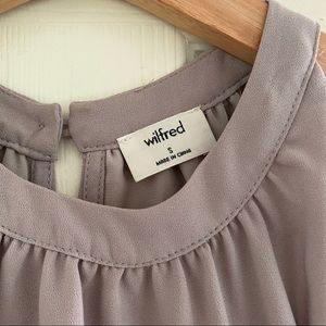 NWT Wilfred Patrice blouse lucite taupe